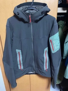 Arc'teryx Hyllus Hoody Men's S Dark Gray Nylon Hoodie with Logo, Used - Picture 1 of 7