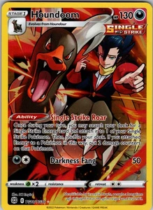 Houndoom Ultra Rare SWSH09: Brilliant Stars Trainer Gallery TG10/TG30 NM - Picture 1 of 2
