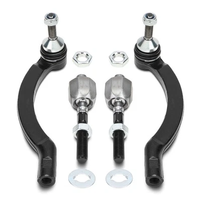4pcs Front Inner and Outer Tie Rod End w/ Ball Joint for Volvo S60 2001-2009 S80 - Image 1 of 4