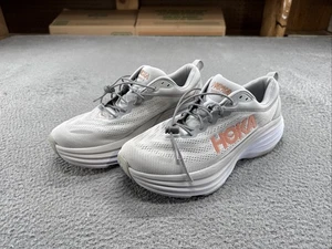 Zapatos para correr Hoka One One Bondi 8 gris ancho 1127954-HMLR para mujer talla 11 D LEER - Imagen 1 de 9