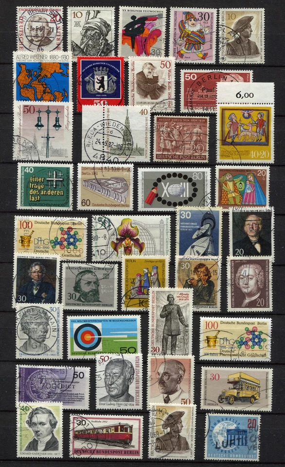 Germany - Berlin : Very nice lot with used stamps - Image 1 of 1