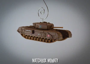Canadian Churchill MkIII Tank D-Day Juno Beach WWII Christmas Ornament 1/72 - Picture 1 of 8