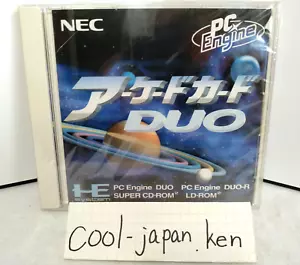 Unopened Arcade Card DUO TurboGrafx-CD PC Engine CD-ROM Game Japan - Picture 1 of 9