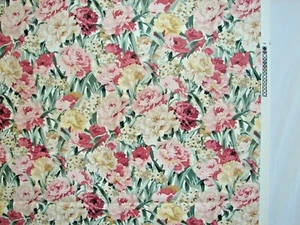 Mill Creek Fabrics Screen Print Woven Floral Decorator Fabric ~ 5 Yds ~ New - Picture 1 of 4