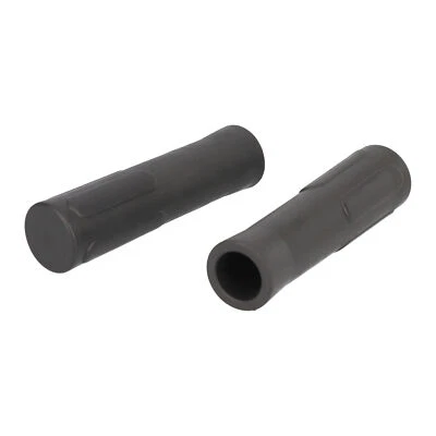 Fahrrad Griffe 122 mm NR.424 schwarz paar TPE Lenkergriff Steckgriffe Westphal - Bild 1 von 4