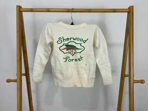 TRUE VTG Hanes Wind Shield 50s Sherwood Forest Robin Hood Sweatshirt YOUTH S 6-8 - Picture 1 of 9
