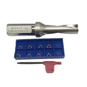 U-Bohrer C25-3D 20,5 mm WC-Serie Bohrer-Einsatz Schnellbohrbit + 10 STCK. WCMX040208 - Bild 1 von 9