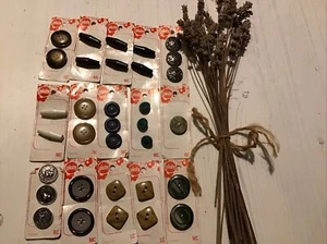 Rare Vintage Pikaby Buttons. 15 Original Cards. Assorted Designs - Picture 1 of 4