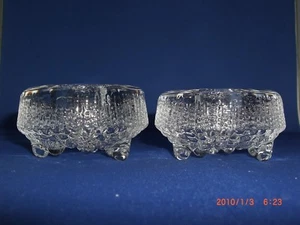 2 Tapio Wirkkala Design By Iittala Finland Ultima Thule Pattern Candleholders - Picture 1 of 3