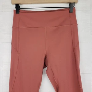 Lululemon In Movement Crop Everlux 19" Pink Women's Size 8 - Picture 1 of 9