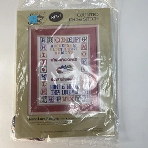 Something Special Home Love Sampler 50344 cross stitch kit Candamar Designs 1987 - Picture 1 of 4