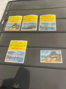 Grenadines of St. Vincent 1974 The Bequia Island Set SG 30-34 MNH.Set of 5 - Picture 1 of 1