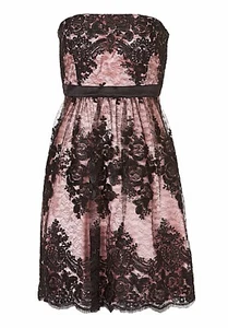 Vera Mont Cocktailkleid kurz ROSA / SCHWARZ Spitze 25774748 Hochzeit Festkleid - Bild 1 von 1