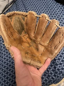Vintage HOF Joe Dimaggio Hollander 1594-JD Jr Pro Model Baseball Glove Mitt Rare - Bild 1 von 8