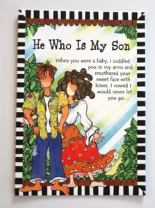He who is my son I'm never letting go I love you SUZY TORONTO GREETING CARD - Picture 1 of 3