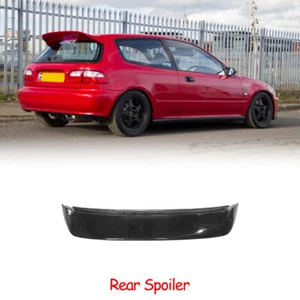 For Honda Civic EG BYS Type FRP Unpainted Rear Spoiler Roof Wing Body kits - Foto 1 di 8