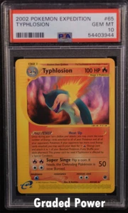 Expedition Typhlosion PSA 10 (3944) 65/165 Pokemon - Picture 1 of 1
