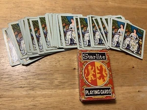 Vintage Far East Playing Cards In Star-Lite Box- NY/ Japan-Colonial Woman Seated - Picture 1 of 6