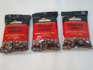 Elite Black Ground Turkish Coffee KOSHER FOR PASSOVER Badat"z 3Pk x100 Gram Each - Picture 1 of 4