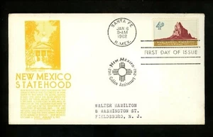 US FDC #1191 Anderson M-1 1962 Santa Fe NM New Mexico Statehood - Picture 1 of 2