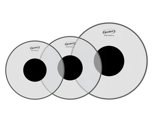 RockSolid Black Dot Drum Head Skin Tom Packs - Picture 1 of 1