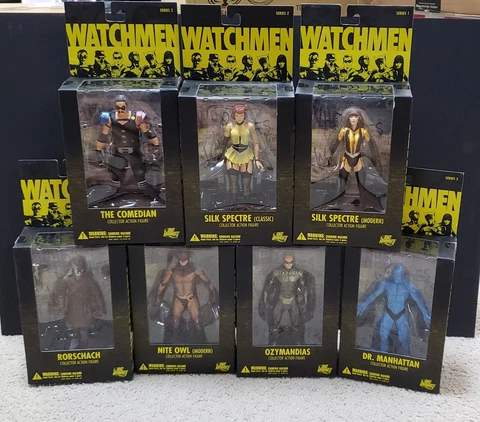 DC Direct The Watchmen Action Figure LOT - IN BOX! PLEASE READ DESCRIPTION!!! Cover