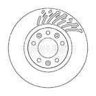 Brake Discs Pair Vented For Citroen C4 Picasso MK2 1.2 THP 130 Front 1642765080
