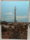 Vintage Postcard View Of Post Office Tower And Surrounding Rooftops Londonc1970