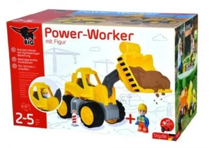 BIG Indoor / Outdoor Fahrzeug Power Worker Midi Radlader + Figur 800054837 - Bild 1 von 8
