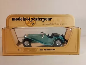 Vtg. 1978 Matchbox Models Of Yesteryear Y-1 1936 Jaguar SS100 1:38 England - Picture 1 of 8