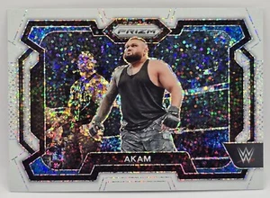 Akam 2024 Panini Prizm WWE WHITE SPARKLE SSP CARD #24 Wrestling - Picture 1 of 2
