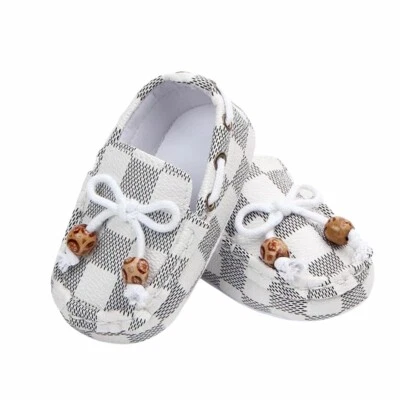 Mocasines de suela suave para bebés y niños pequeños, zapatos de barco primeros zapatos Foto 1 de 4