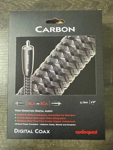 AudioQuest Carbon Digital Koaxialkabel - 0,75 Meter - Bild 1 von 1
