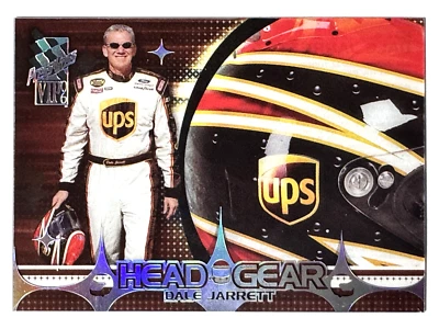 HOF'er DALE JARRETT 2006 Press Pass VIP TRANSPARENT HEAD GEAR INSERT #HGT 4/12 - Image 1 of 2