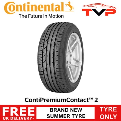 185/60/R15 Continental Tyre 185 60 15 84H Premium Contact 2 Summer 70Db EC x1 - Image 1 of 2