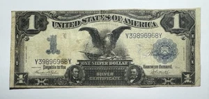1899 $1 Black Eagle Silver Certificate Fr . 233 - Picture 1 of 2