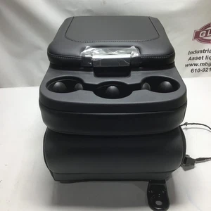 2023 2022 DODGE TRUCK 1500 2500 3500 CENTER CONSOLE JUMP SEAT GREY GRAY VINYL - Picture 1 of 7