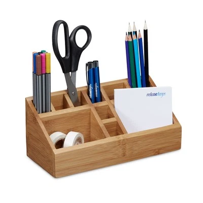 Schreibtischorganizer Tischorganizer Stiftehalter Aufbewahrungsbox 10 Fächer - Bild 1 von 4