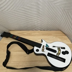 Nintendo Wii Guitar Hero Gibson Les Paul Weiß Controller *nicht getestet* - Bild 1 von 9