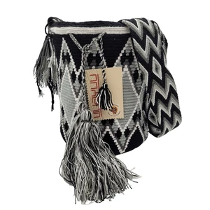 Colombian 🇨🇴 Handmade Large MANY COLORS Wayuu Tribe Mochila Bucket Boho Bag - Picture 1 of 10