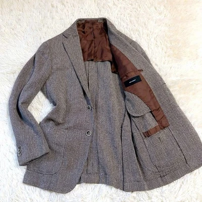 Ring Jacket Summer Jacket Blazer Cupra Lining Wool Silk Linen Size 44 Excellent  - Image 1 of 4