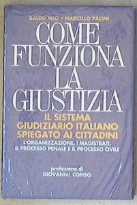 22850 Come funziona la giustizia / Baldo Meo, Marcello Pacini - sigillato copert - Picture 1 of 1
