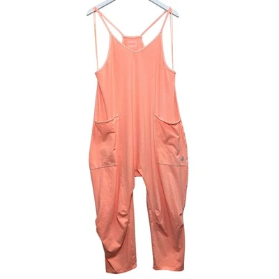 Mono Free People Movement Hot Shot Talla Pequeña Algodón Caída Entrepierna Melocotón Foto 1 de 4