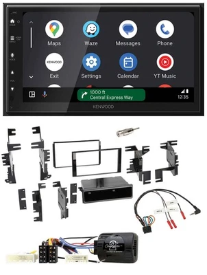 Kenwood DAB Bluetooth USB Lenkrad 2DIN Autoradio für Nissan Cube ab 2009 Frontie - Bild 1 von 4