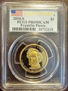 Franklin Pierce 2010-S graduación profesional PR69DCAM - Imagen 1 de 4