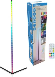 Grundig LED Stehlampe – RGB Stehlampe 140cm – LED Stehleuchte Dimmbar #1101136 - Bild 1 von 3