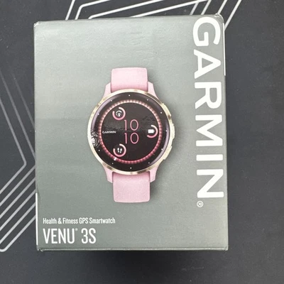 Garmin Venu 3S Soft Gold Stainless Steel Bezel 1.2-Inch AMOLED Touchscreen - Image 1 of 4