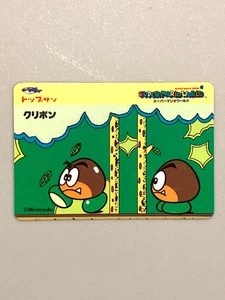 Goomba - Super Mario World - Nintendo Topsun Top Card Japonés - Imagen 1 de 2