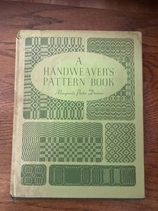 A Handweaver's Pattern Book by Marguerite Porter Davison hardback with dj 1977 - Picture 1 of 5