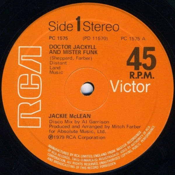 Jackie McLean - Doctor Jackyll And Mister Funk Foto 1 de 1